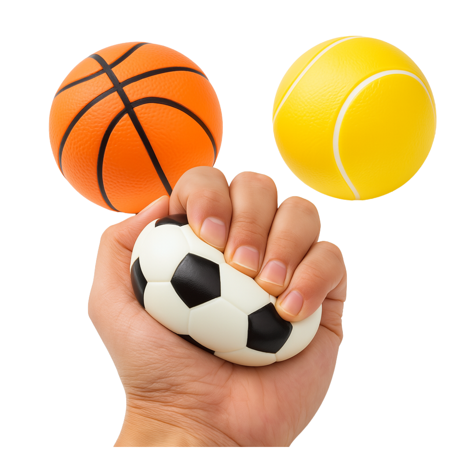 Sports-Themed Stress Ball Set (3-Pack)